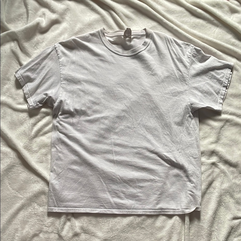 White Short Sleeve Tee Classic Design